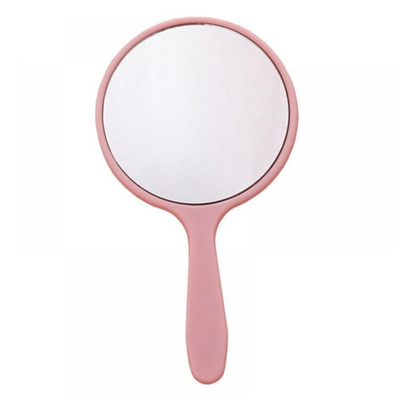 Handheld Hand Mirror Small Mirror Compact Portable Round Mirror Travel Makeup Mirror for Women Girls Travel Camping Daily Use