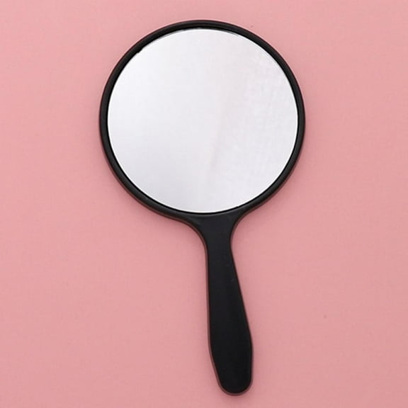Handheld Hand Mirror Small Mirror Compact Portable Round Mirror Travel Makeup Mirror for Women Girls Travel Camping Daily Use