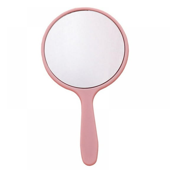 Handheld Hand Mirror Travel Makeup Mirror Handheld Cosmetic Mirror with Handle, Portable Vanity Mirror for Travel, Camping, Home