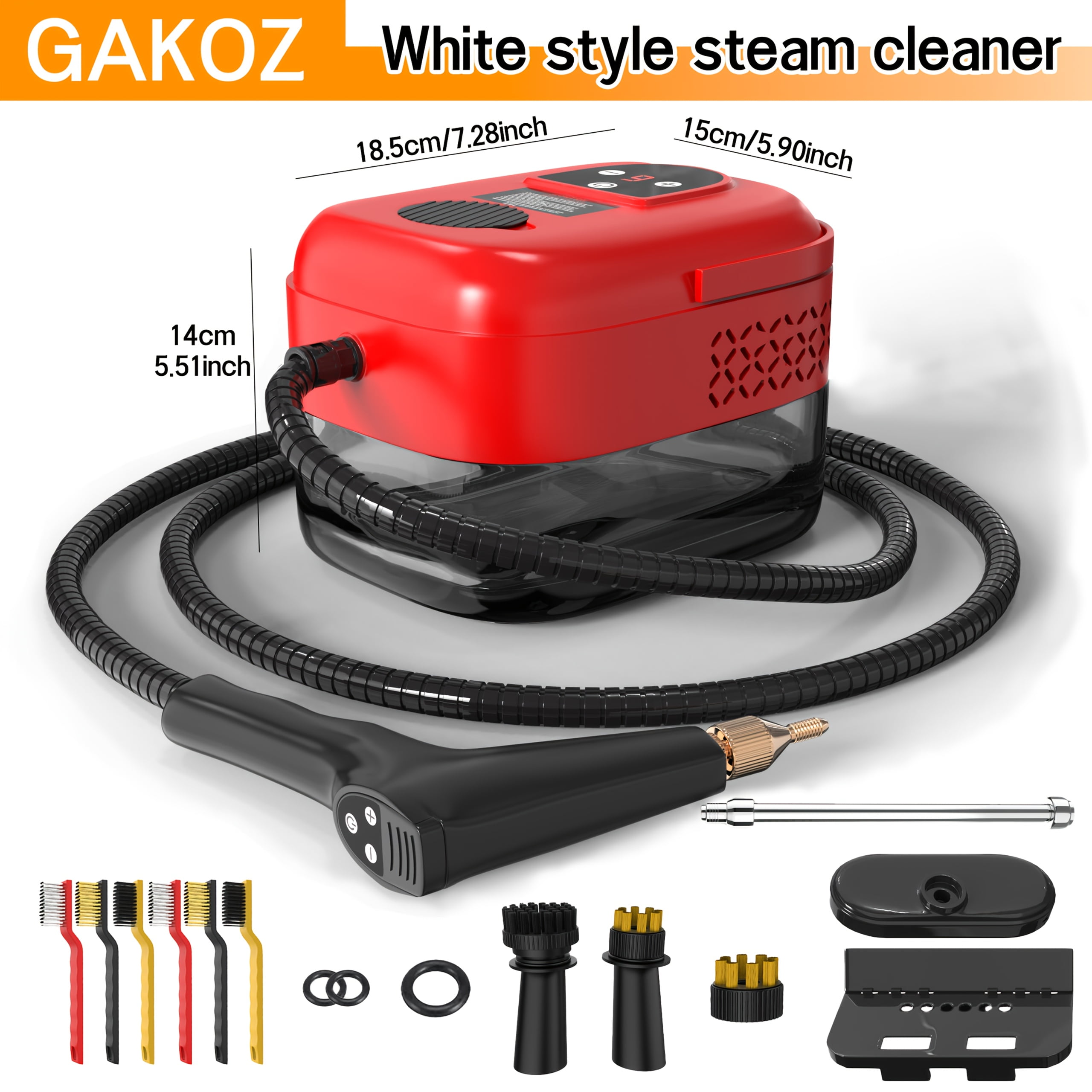 Multi-Purpose Handheld Steam Cleaner For Home - High Temperature, Chemical-Free Cleaning For Kitchen, Bathroom