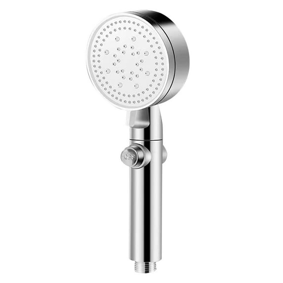 Handheld High Pressure Shower Head with 5 Spray Modes,Shower Head Multi-function Hand-held Shower Set Shower Pressurization Water Off Suspended Shower Enjoy Luxurious Rain Shower Head