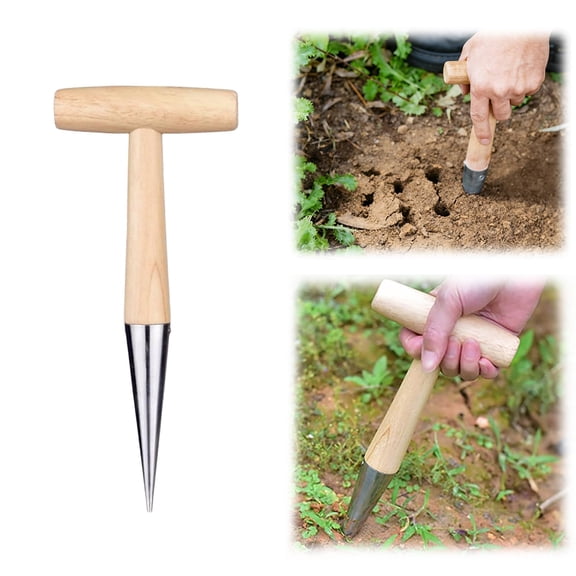 Handheld Hole Digger – Bulb Planter and Seed Spreader for Flower and Vegetable Seeds(1pc)