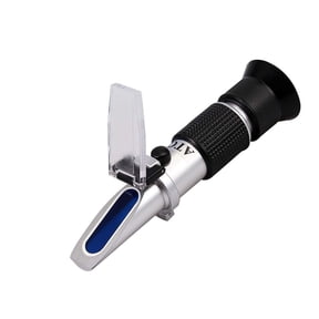 Handheld Honey Refractometer Densimeter 0-32% Scale Range Honey Moisture Tester With ATC Liquor Alcohol Milk Fruit Wine ,High Precision Measurement