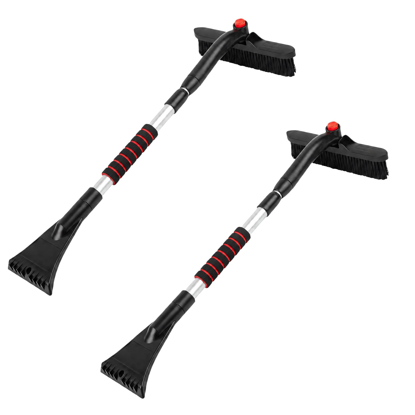 Handheld Ice Scraper and with ABS Head, Metal Handle, Wrapped Grip, and ...