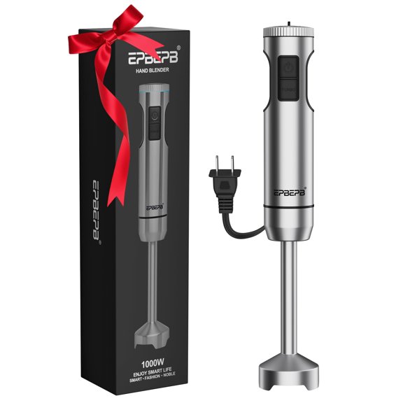 Handheld Immersion Blender, Wired, 11-Speed Adjustable, 1000W Pure Copper Motor, Gift-Box Packaging, Perfect For Smoothies And Soup Mixing, Essential Kitchen Helper