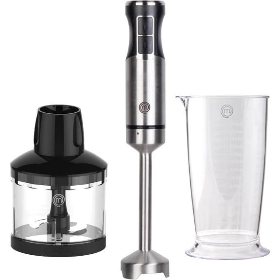 Handheld Immersion Blender with Chopper Attachment and Measuring Jug 400W Bestseling