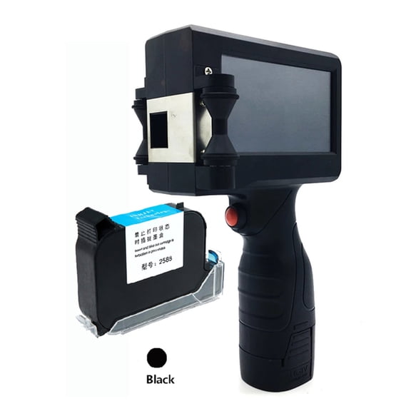 Handheld Inkjet Printer 1/2 Inch Touch Coder Label Print Machine With USB Import QR /Barcode/ Logo 12.7mm Printer ,Crisp, Vibrant Prints