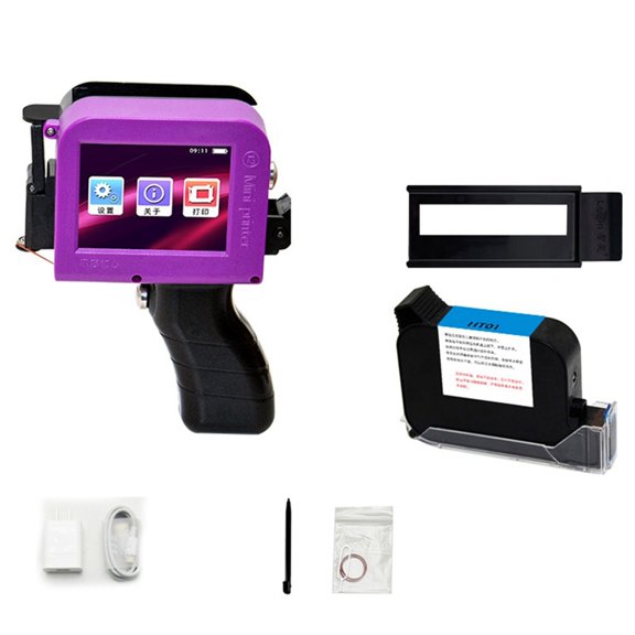Handheld Inkjet Printer Detachable Portable Smart Inkjet Coding Machine for Production Date QR Handheld Printer DP19