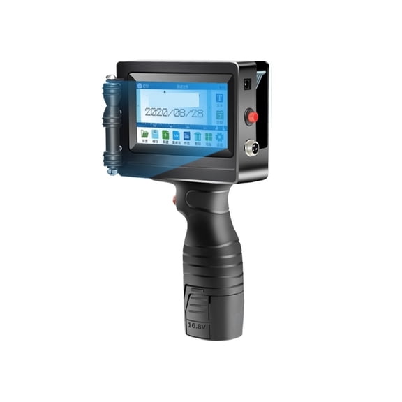 Handheld Inkjet Printer Gun 12.7mm With Fast-Drying Ink Cartridge For Text QR Barcode Batch Number Logo Label Dates Code Printer ,Crisp Output
