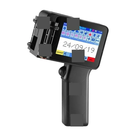 Handheld Inkjet Printer Gun 12.7mm With Fast Drying Ink For Text QR Barcode Batch Number Date Label Printer ,Widely Use