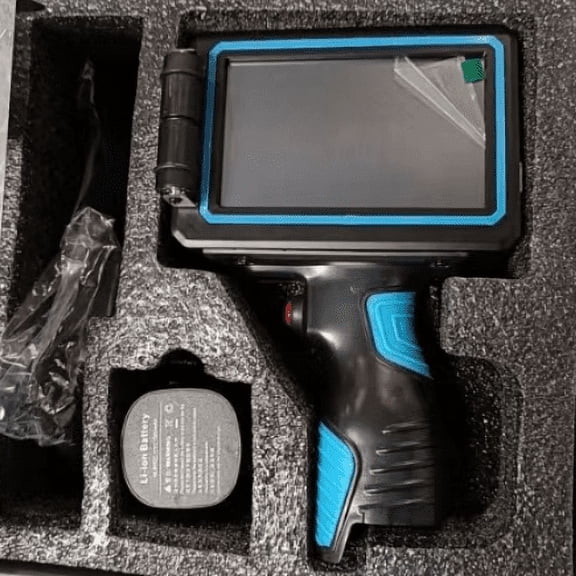 Handheld Inkjet Printer Portable Mini Impresora Logo Expiry Date Metal Plastic Wood Cloth Print Machine