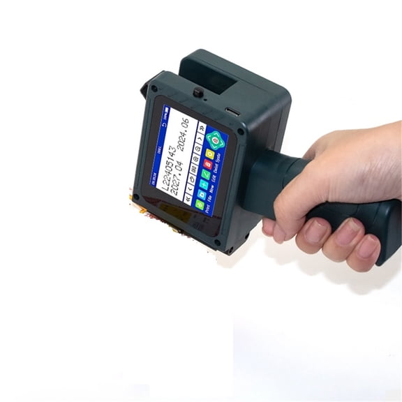 Handheld Inkjet Printer Prints Date Symbol Graphic Code Portable Handheld Unencrypted Supports Multiple Languages