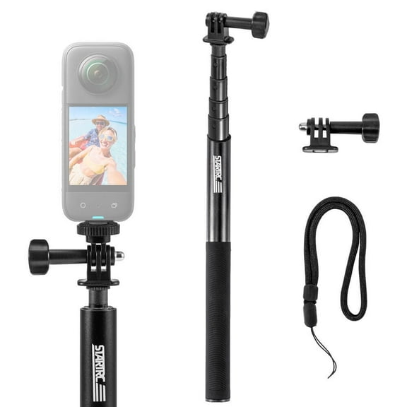 Handheld Invisible Extension Rod Mount for DJI Osmo/GoPro/Insta360 Cameras