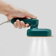 thumbnail image 1 of Handheld Iron, ZzCityTK Portable Rotary Folding Mini Ironing Machine, 110V 25W Compact Travel Steamer with Gentle Spray Quick Dry Heat Insulation Pad, Green, 1 of 3