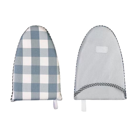 Handheld Ironing Board Mini Travel Ironing Pad With Heat Resistant Cotton Cover For Clothing And Shirt Collars Cuffs And Sleeves Portable Design With Finger Buckle Handheld Ironing Board B