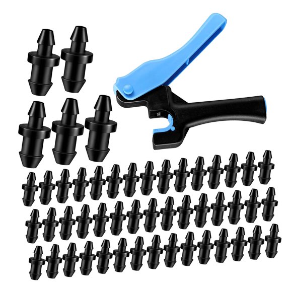Handheld Irrigation Perforator Tool Set, Compact ABS Body Tubing Hole Maker for Drip Line Installation and Garden Maintenance Work