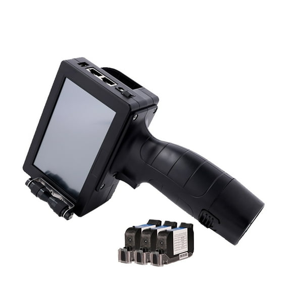 Handheld Jet Print 12.7mm 0.5 Inch Height Inkjet Printer Industrial Handheld Traceability Portable Printer ,Easy to Use