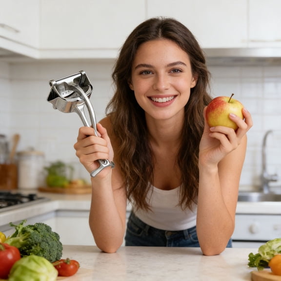 Handheld Juicer,Manual Juicer Hand Press,Handheld Juicer Squeezer,Fruit Juicer Hand Press Stainless Steel Citrus Juicer Pomegranate Juice Squeezing Tool(280g)