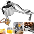 thumbnail image 1 of Handheld Juicer Squeezer,Metal Manual Juicer Fruit Juicer Hand Press Stainless Steel Citrus Juicer Detachable Aluminum Alloy Juice Extractor for Oranges Lemons and Other Fruits(180g), 1 of 8