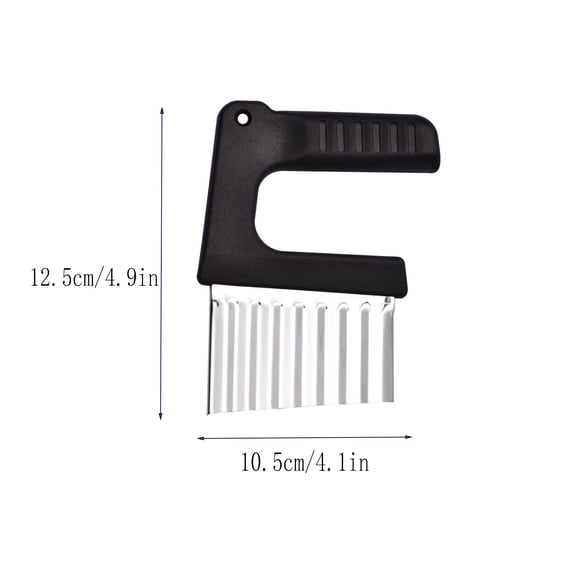 Handheld Kitchen Gadget, Stainless Steel Potato Cutter, Multifunctional Potato Chip Cutter, Vegetable Chip Cutter