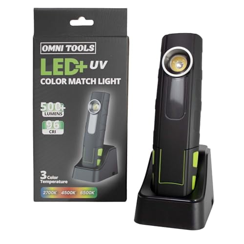 Handheld LED Color Matching & Auto Detailing Light, 500 Lumen, CRI 96 ...