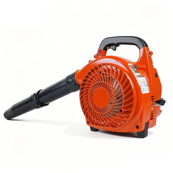 Handheld Leaf Blower, Gas Powered 2-Stroke Engine Leaf Blower for Garden Yard Outdoor 28 CC, 1.1 HP, 490 CFM