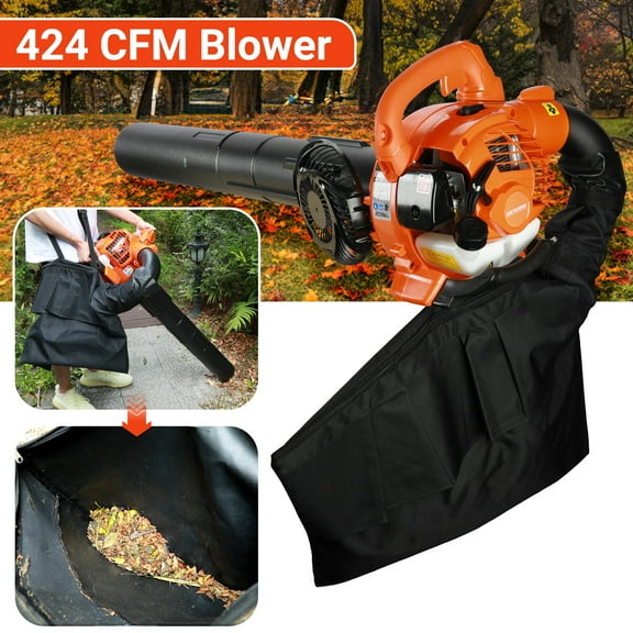 Handheld Leaf Blower, Gas Powered Leaf Blower Dual-Purpose (Blowing and Suction) Cleaner