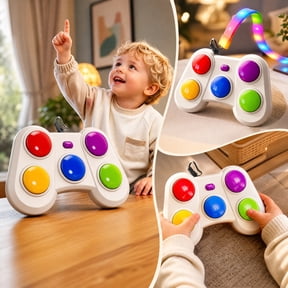 Handheld Light & Sound Memory Game Interactive Builds Hand-Eye Coordination Agility & Memory for Focus & Reaction Training
