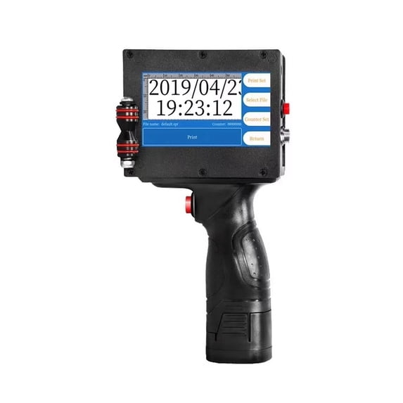 Handheld Logo Date Batch Number Coding Machine Small Automatic Inkjet Printer QR Code Inkjet Printer ,Compact Design