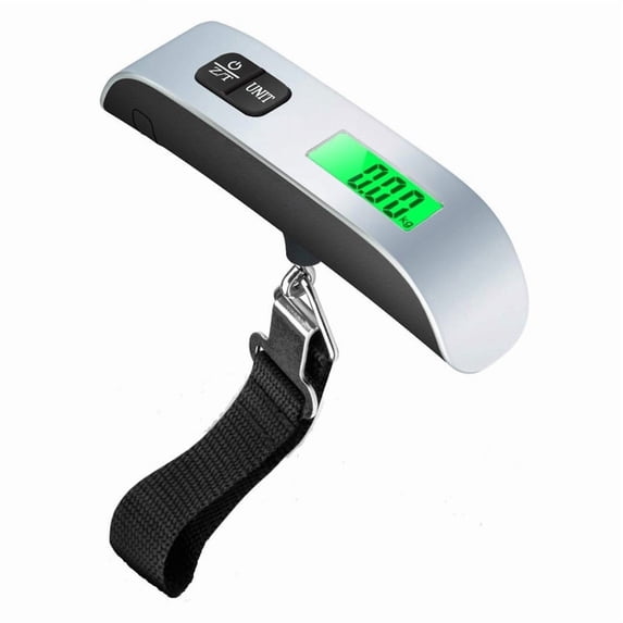 Handheld Luggage Scale With Hook, Digital Hanging Scale For Travel, Portable Electronic Scale For Baggage, Lightweight Weighing Scale For Home & Outdoor Use, Luggage Weighing