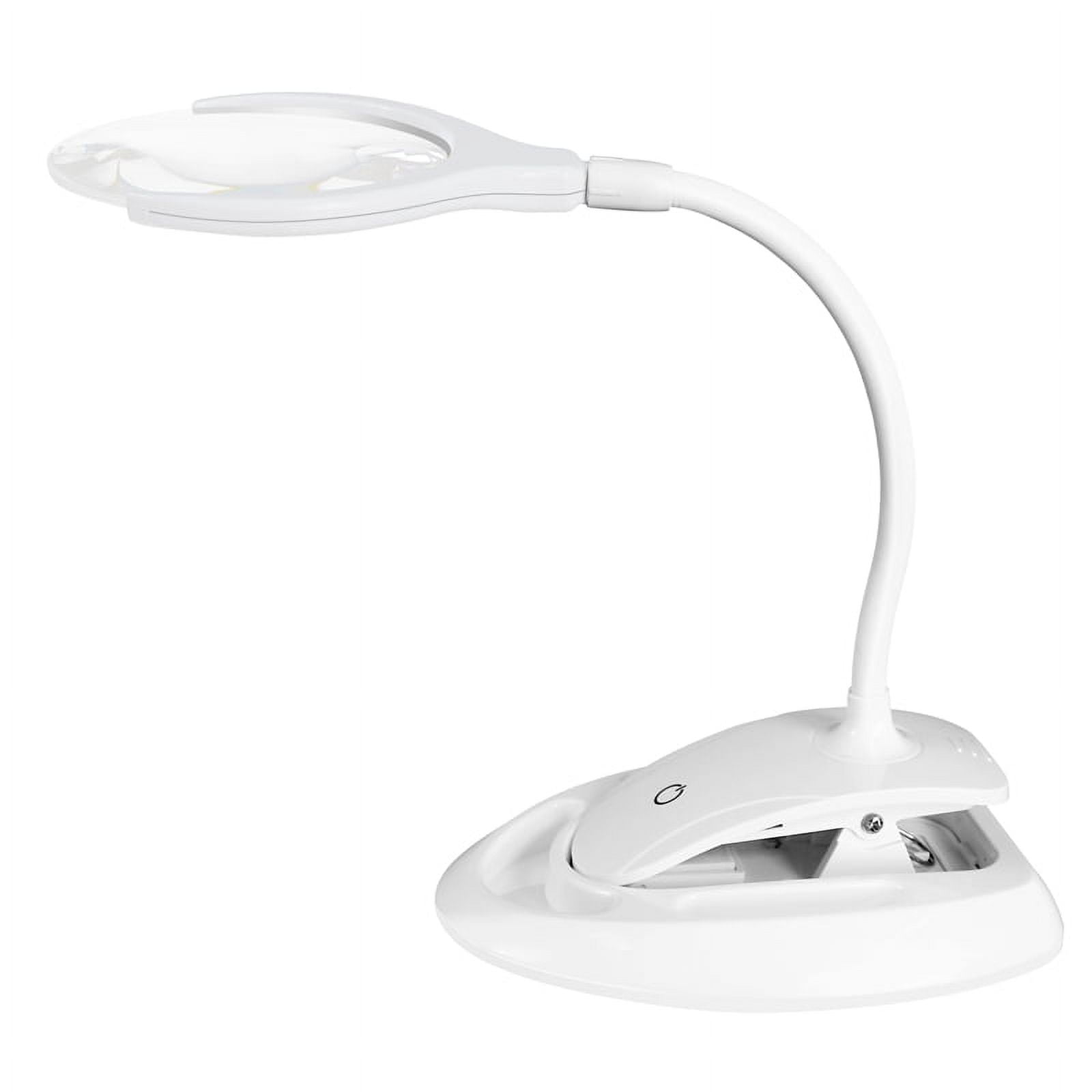 20X Magnifier LED Lamp Light Magnifying White Glass Lens Desk