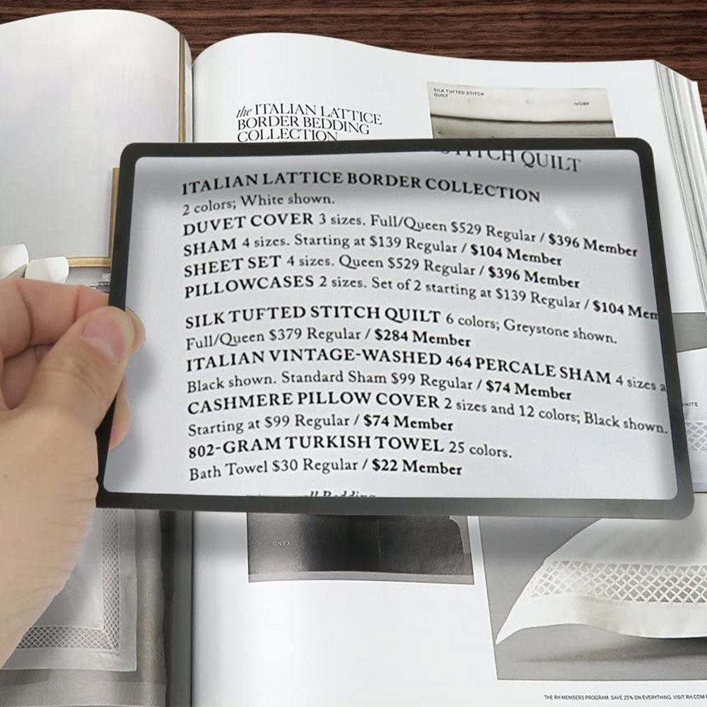 Handheld Magnifiers Portable Reading Magnifiers for Seniors Elderly