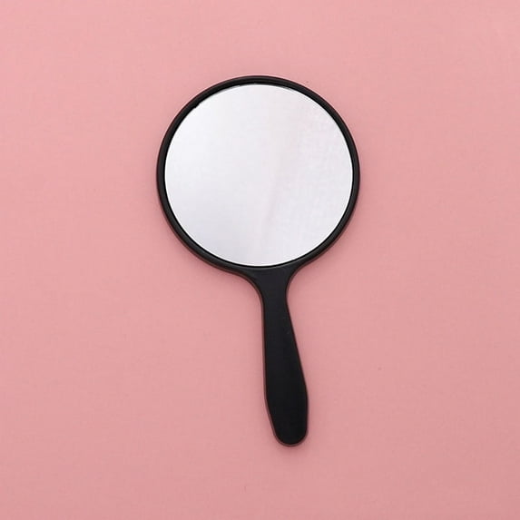 Handheld Makeup Mirror Round Vanity Mirror with Handle Hand Mirror Cosmetic