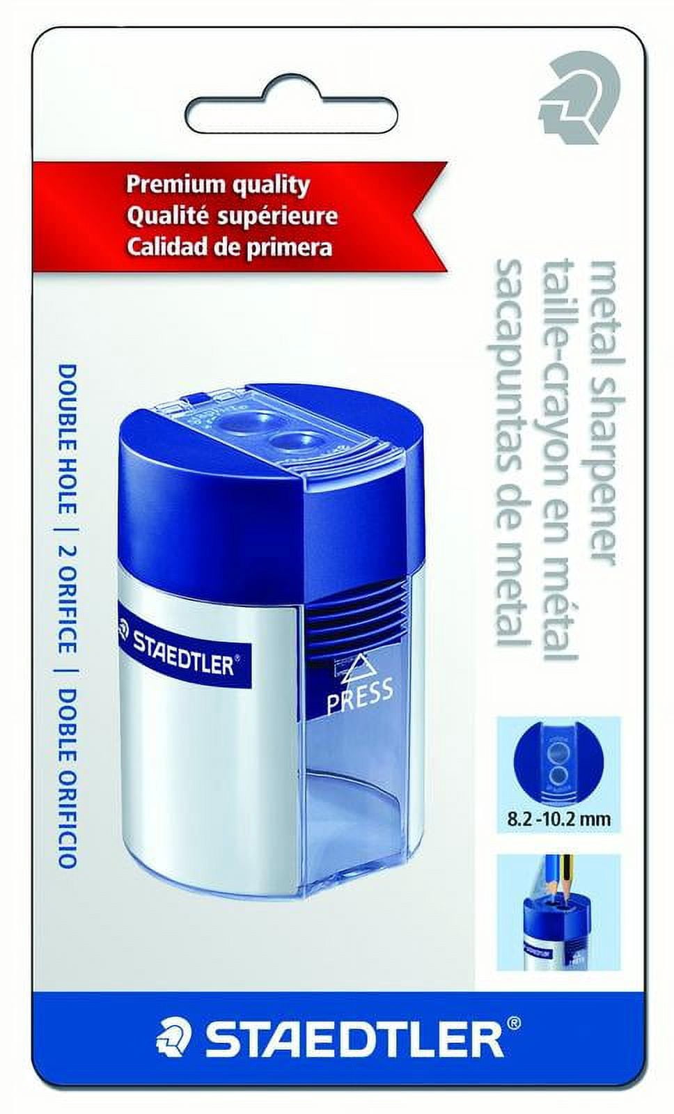 Staedtler Sharpener Tub 2 Hole Round BK