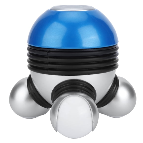 Handheld Massager, Mini Portable Hand-Held Body Vibrating Massager with LED Light for Head Neck Legs Pain Release Massage Tools Equipment[Blue]