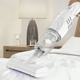thumbnail image 1 of Handheld Mattress Vacuum Cleaner with UV Light and 3000Pa Suction, Rotary Dust Collector for Bedding Sofa Carpets, 2000mAh Rechargeable Allergen Remover with Washable HEPA Filter, 1 of 9