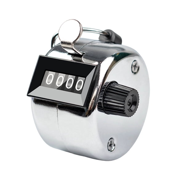 Handheld Mechanical Counter Clicker with Manual Reset and Wrist Strap for Sports Events Inventory Tracking and Craft Projects