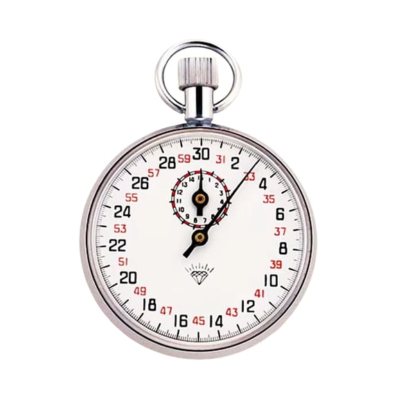 Handheld Mechanical Stopwatches for Track Races Featuring 30/60 Second Dials and Pause Function Mechanical Running Timers