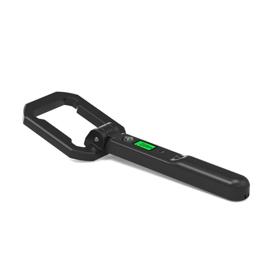 Handheld Metal Detector Security Treasure Scanner Foldable Compact ABS Body with LCD Alarm for Adults Outdoor