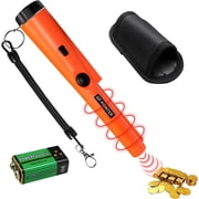 Handheld Metal Detector Waterproof 360  Scanning Unearthing Treasure Finder with High Sensitivity Pin Pointer Include Battery Belt and Holster Portable for Adults and Kids