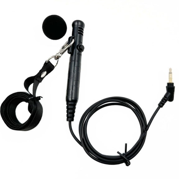 Handheld Microphone Neck Mic With 680Ω Impedance And Single Channel 20Hz-16KHz