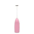thumbnail image 1 of Handheld Milk Flower, Battery Powered Electric Handheld Portable Mini Blender Foam Coffee Machine for Latte Cappuccino Milk Flower, 304 Stainless Steel Whiskpink, 1 of 7