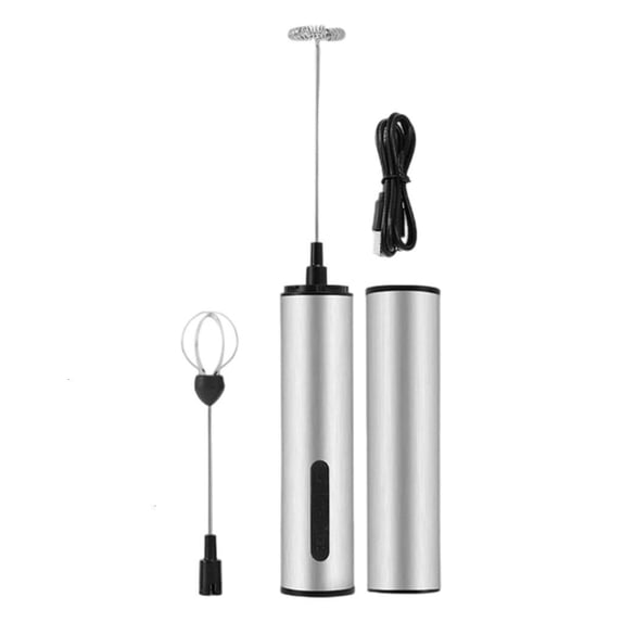 Handheld Milk Frother for Coffee Rechargeable Drink Mixer 3 Speed Electric