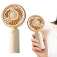 thumbnail image 1 of Handheld Mini Fan Mini Handheld Fan Handheld Fan Rechargeable Portable Mini Fan Handheld Fan With Cooling Plate Handheld Fan Handheld Fans Bulk Personal Fan Orange, 1 of 7