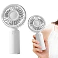 thumbnail image 1 of Handheld Mini Fan Mini Handheld Fan Handheld Fan Rechargeable Portable Mini Fan Handheld Fan With Cooling Plate Handheld Fan Handheld Fans Bulk Personal Fan White, 1 of 7
