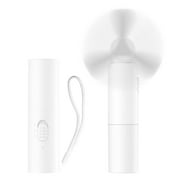 Handheld Mini Fan Portable Rechargeable 3000mAh USB Battery Powered 22+Hrs Runtime Small Hand Held Fan Foldable Pocket Personal Fan Gifts for Women Girls Men Office,Travel,Outdoor - White