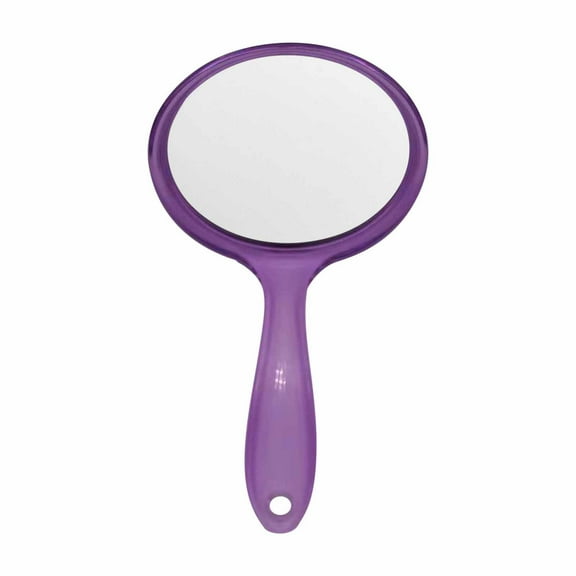 Handheld Mirror with Handle,Double-Sided 1X/5X Magnification,Travel Makeup Mirror for Women,Double-sided Mirror One Side Flat Mirror One Side Magnify Mirror