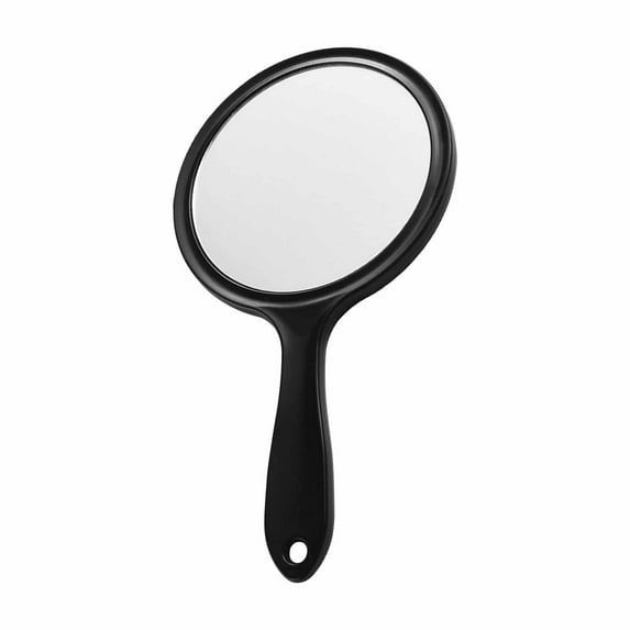Handheld Mirror with Handle,Double-Sided 1X/5X Magnification,Travel Makeup Mirror for Women,Double-sided Mirror One Side Flat Mirror One Side Magnify Mirror