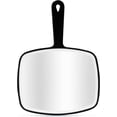 thumbnail image 1 of Handheld Mirror, Portable Hand Mirror with Hanging Hole in Handle, Pink 7.4" W x 10.4" L, 1 of 5