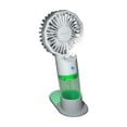 thumbnail image 1 of Handheld Mist Fan Portable Rechargeable Mini Spray Fan Dual Nozzle Quiet Operation USB Powered Cooling Fan for Outdoor and Indoor Use, 1 of 7